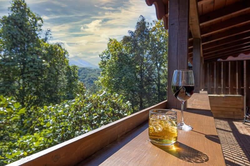 Movie Theater Hot Tub View Mountain Escape Gatlinburg Exterior foto